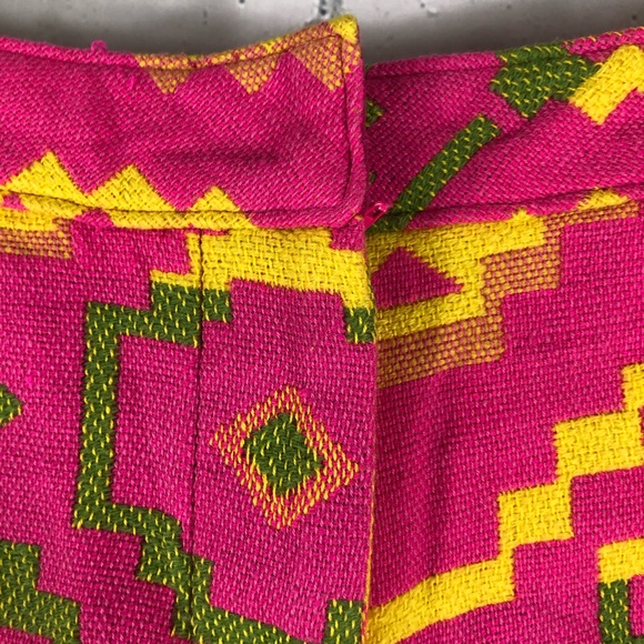 Judith March Tribal Aztec Lined Shorts - Picture 3 of 5